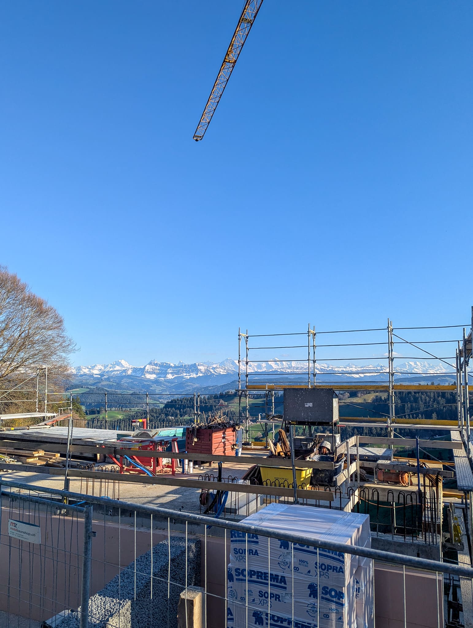 Baustellenfoto Projekt EFHM